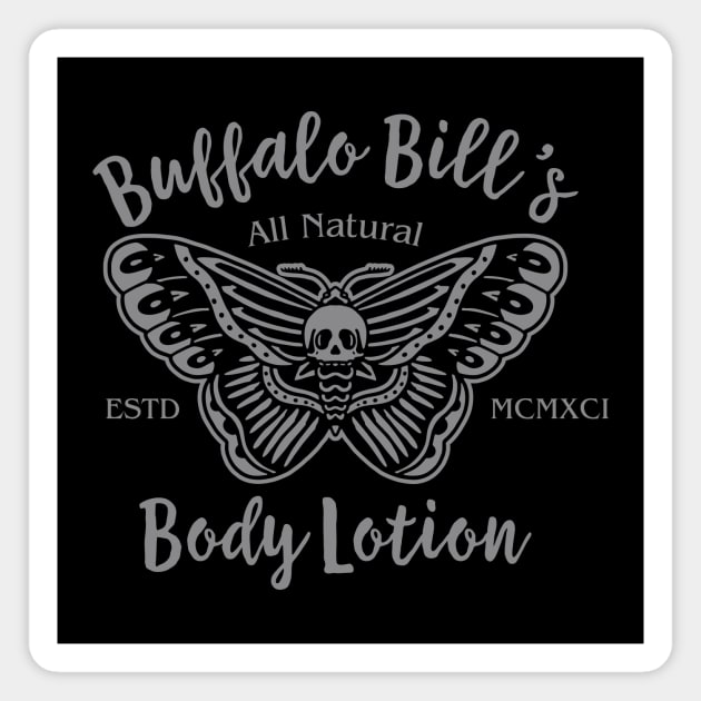 Buffalo Bill's Hand Crafted Body Lotion Magnet by WMKDesign